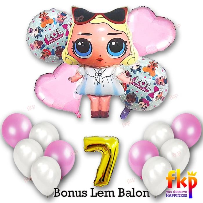 

Terlaris Paket LOL Simpel / Paket Dekorasi Ulang Tahun LOL Blonde / Dekor Ultah SALE