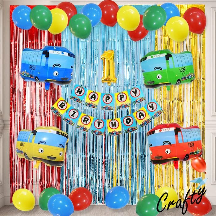 

Terlaris [PAKET] Dekorasi Balon Ulangtahun RAINBOW LITTLE BUS CURTAIN Hiasan Pesta SALE