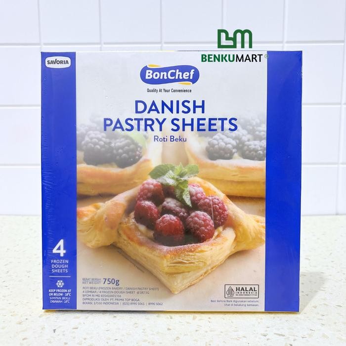 

Vanilla.storee Bonchef Danish Pastry Sheet 750 Gr
