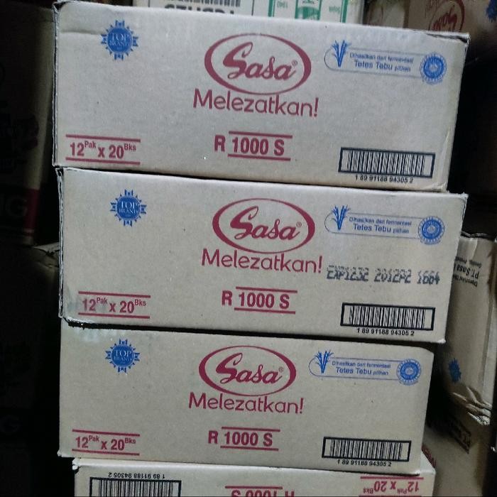

Penyedap Rasa Sasa 1.000s (eceran 1.000) per dus (12 pack / 240 pcs) Bahan Dasar Msg Masakan Food