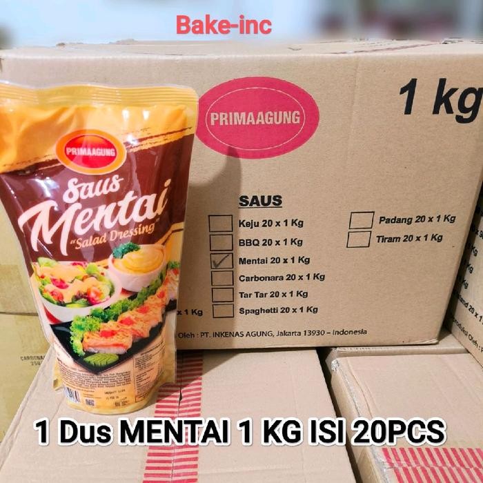 

[Bake-inc] PRIMAAGUNG SAUS MENTAI 1KG=1DUS ISI 20PCS