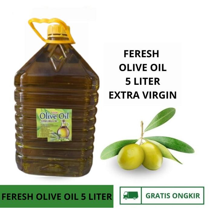 

Extra Virgin Olive Oil Minyak Zaitun Extra Virgin 5 Liter Feresh