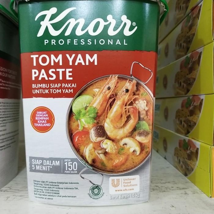 

KNORR TOM YAM PASTE BUMBU SIAP PAKAI UNTUK TOMYAM INSTAN DISTRIBUTOR RESMI 1,5 KG