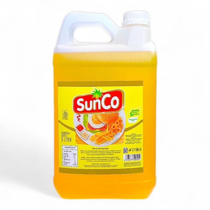 

Ga Jaman Pake Minyak Yang Cepat Hitam: SUNCO JERRY-CAN 5 LITER Jerigen Minyak Goreng Sawit Super