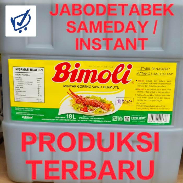 Minyak Bimoli 18L Jerigen