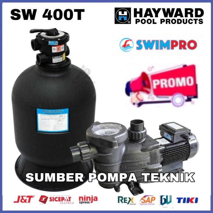 POMPA HAYWARD SWIMPRO 3/4 HP + SAND FILTER SWIMPRO SWIM400T