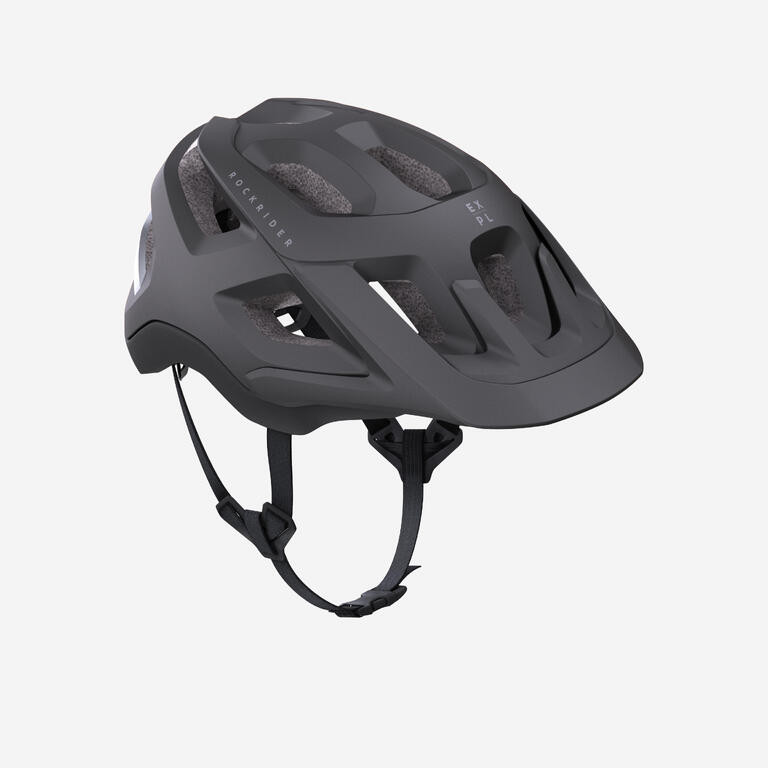 Decathlon ROCKRIDER Helm Sepeda Gunung EXPL 500 Hitam - 8529388
