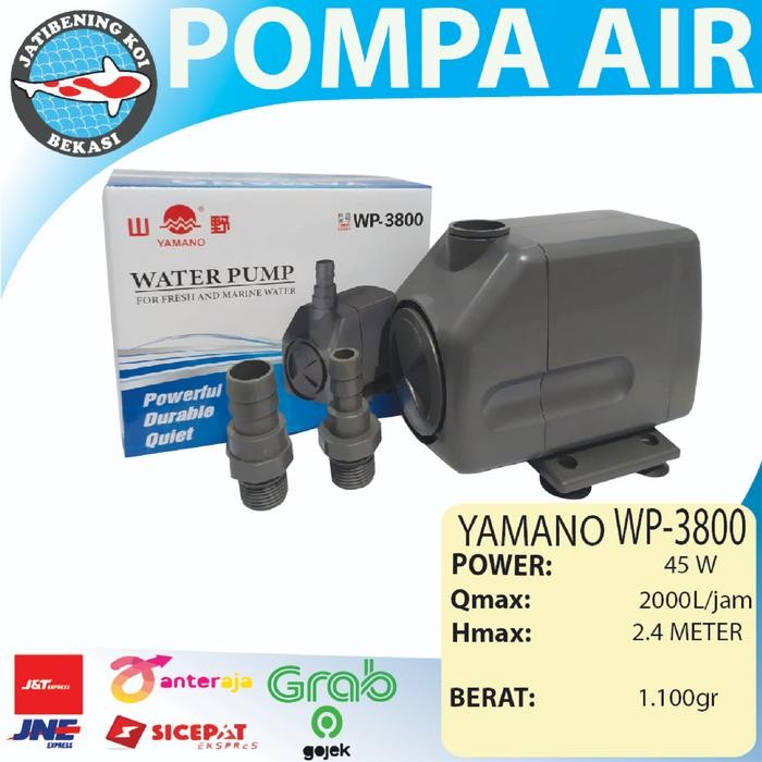 YAMANO POMPA AIR KOLAM IKAN WP 3800 WP3800