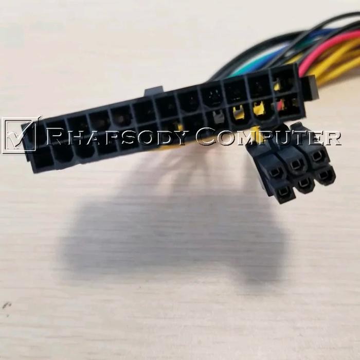 Kabel Psu Atx 24Pin To 18Pin +Dual Molex To 6Pin Adapter For Hp Z600