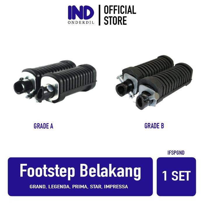 Karet Footstep-Barstep-Pijakan-Foot Step Belakang Astrea Grand/Legenda *
