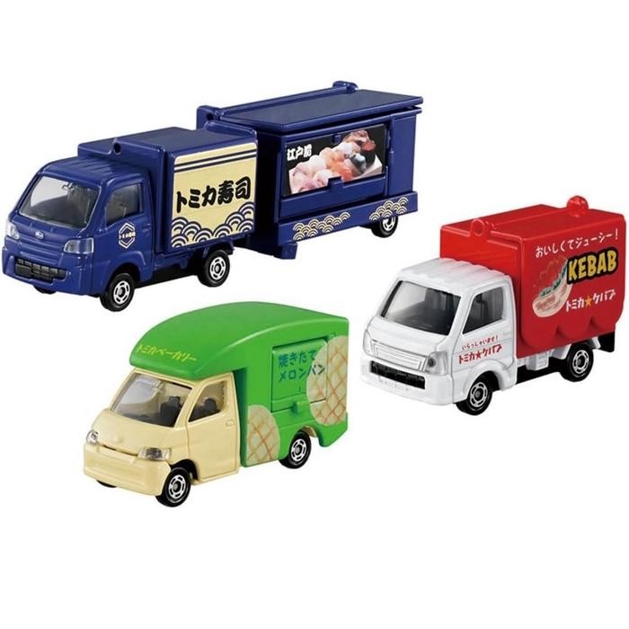 Tomica Gift, Let's Eat Together Tomica Tabemono Shop Set