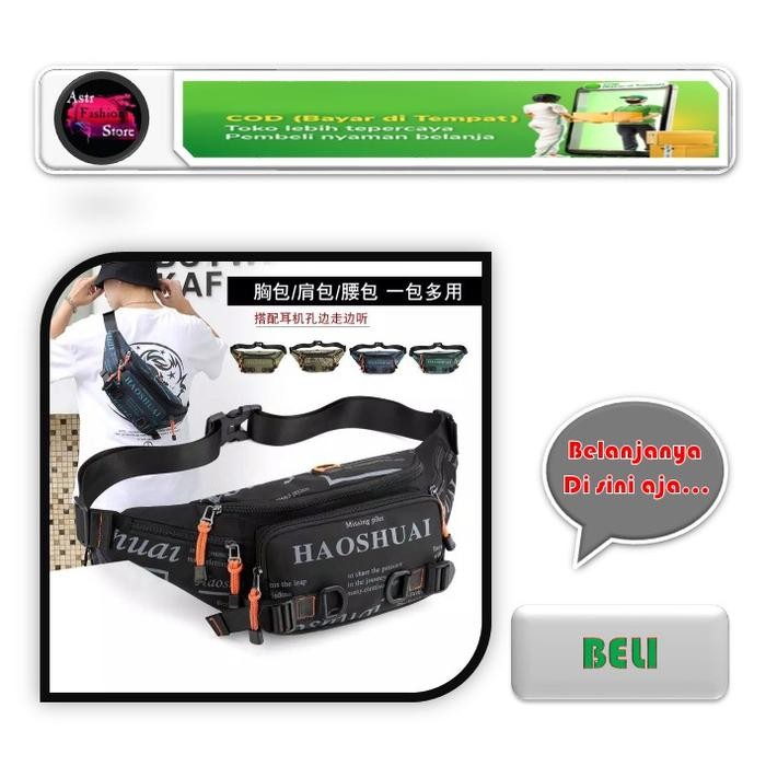 ASTR BTS - HAOSHUAI 5135 ORIGINAL Waist Bag Tas