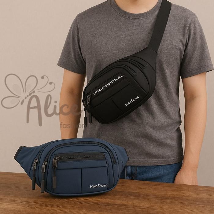 

ZW145 Tas Selempang Bahu Waistbag Eye Pria Bisa Dipakai Untuk Tas Pinggang Model Simpel Kasual