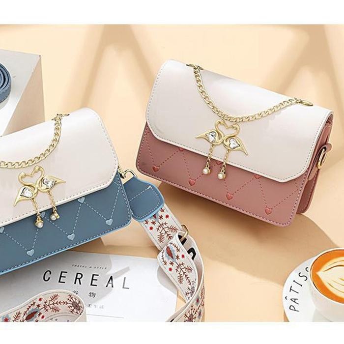 

ZC314 Tas Selempang Wanita Tas Import Premiun Tas Kondagan Tas Cantik Kekinian Mini Korea Style