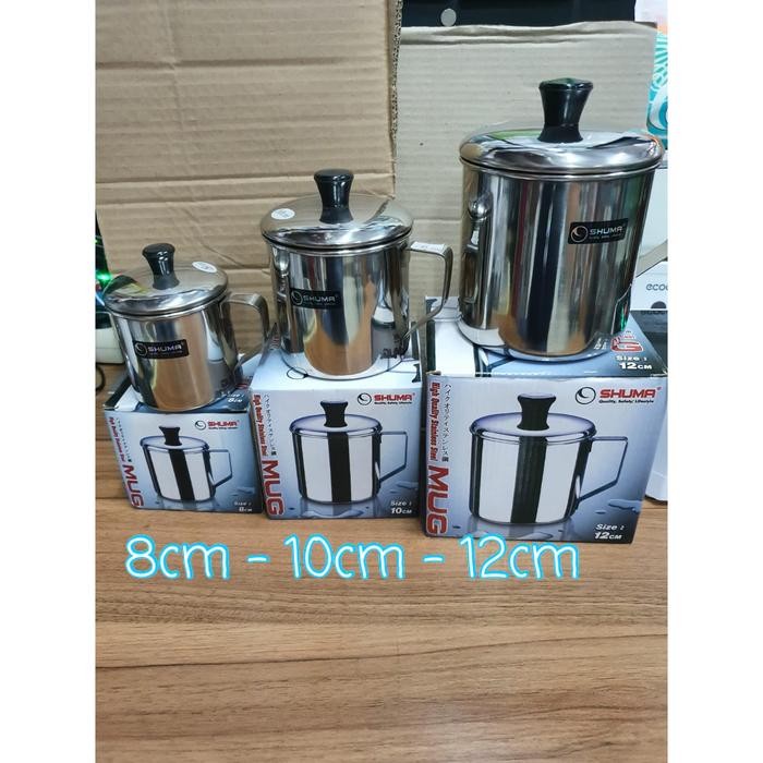 Mug Shuma / Gelas Gagang Stainless Steel Sale