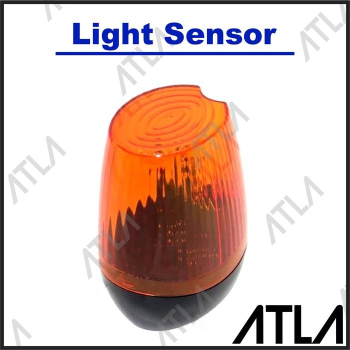 Lampu Penanda Sensor Buka Tutup Pintu Pagar Otomatis Dorong Kupu-Kupu