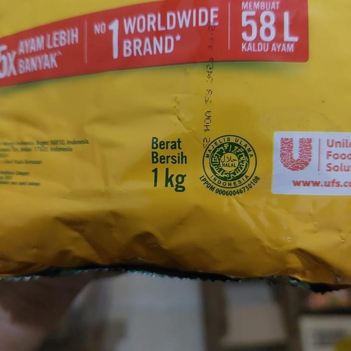 

[Gosend / Grab] Knorr Chicken Seasoning Powder 1 Kg