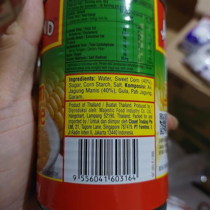 

Ayam Brand Jagung Manis Pipil Whole / Krim Sweet Corn Style 425 Gram