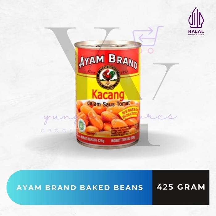 

Ayam Brand Baked Beans In Tomato Sauce / Kacang Panggang 425 Gram