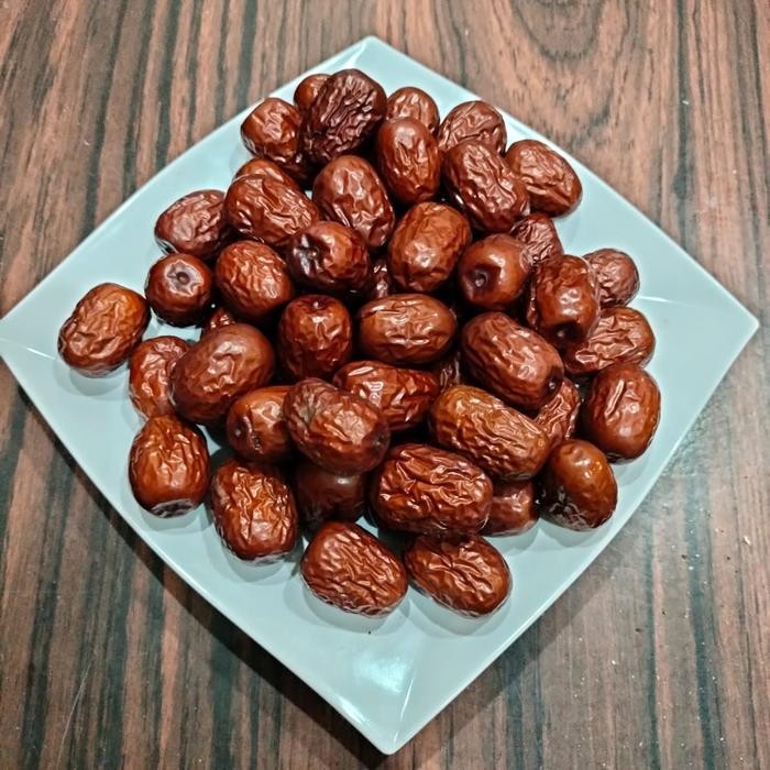 

Angco / Kurma Merah Cina / Red Dates Ukuran Kecil / Besar 100 Gram / 250 Gram / 500 Gram