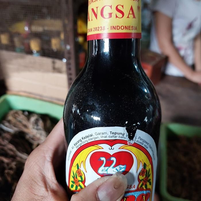 

[Botol]1 Dus Isi 12 Botol Kecap Asin Cap Hati Angsa 600 Ml