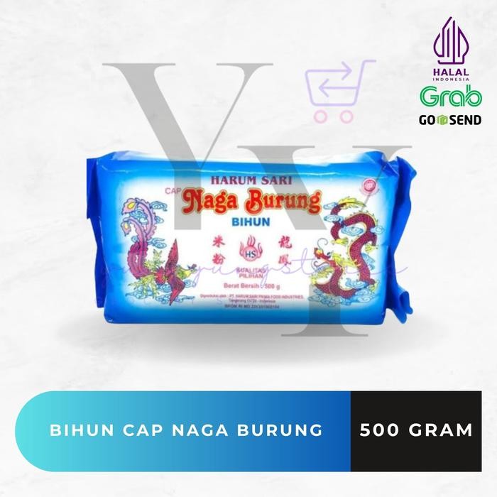

Bihun Harum Sari Cap Naga Burung 500 Gram