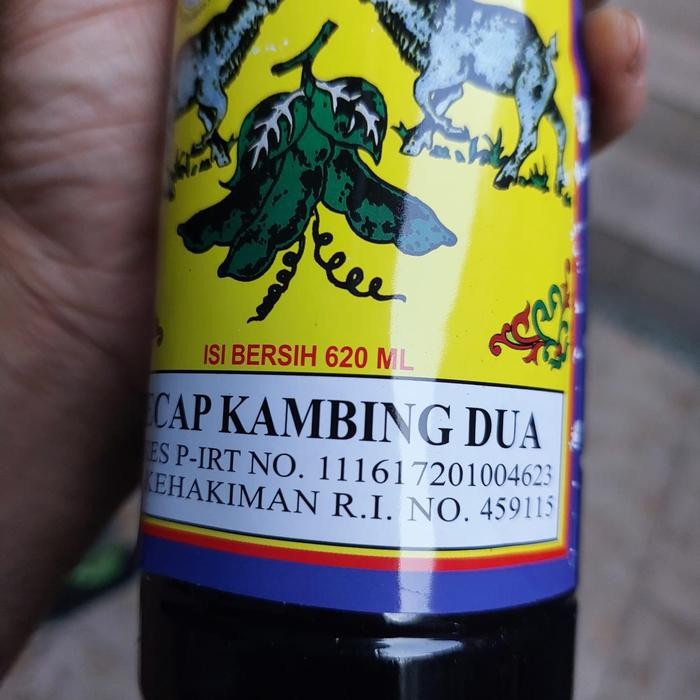 

1 Dus Isi 12 Botol Kecap Asin / Cuka Makan Singkawang Kalimantan Cap Kambing Kembar / Dua 620 Ml