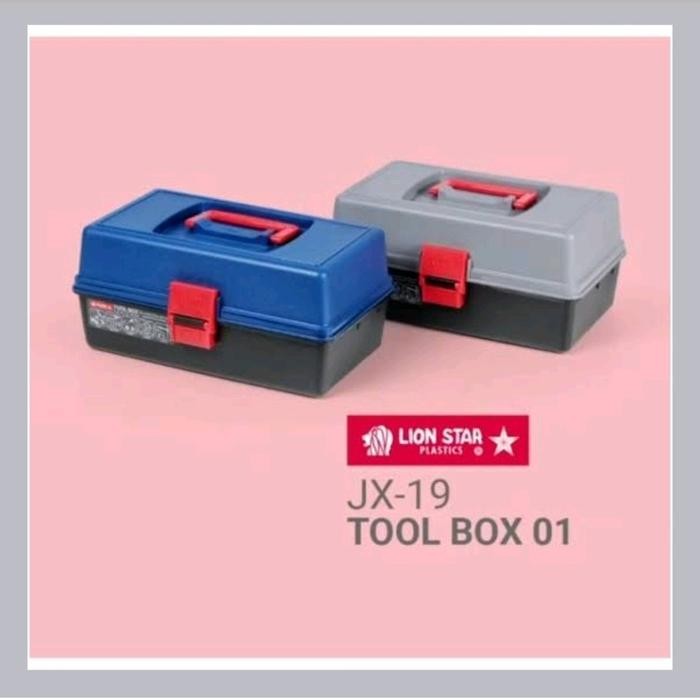 IM358 TOOL BOX JX-19 LION STAR/KOTAK PERKAKAS BERTINGKAT/BOX TAMIYA PANCING TERBAIK