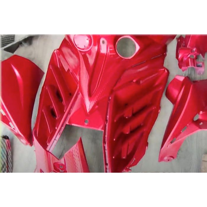 Samurai Paint Cat Semprot Motorcycle Yamaha Y112 Candy Red 400 mL