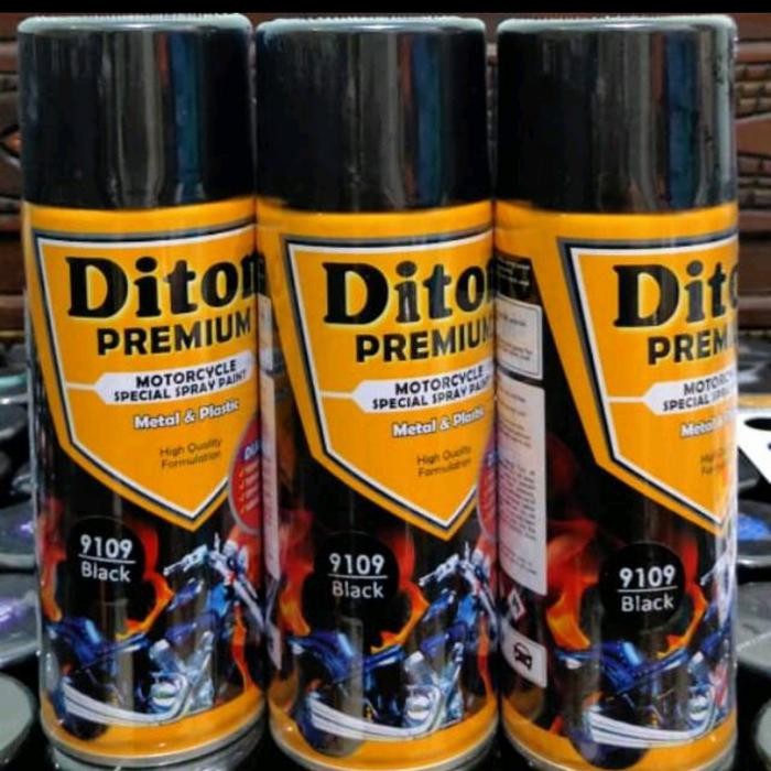 Pilox Cat motor diton premium 9109 black hitam