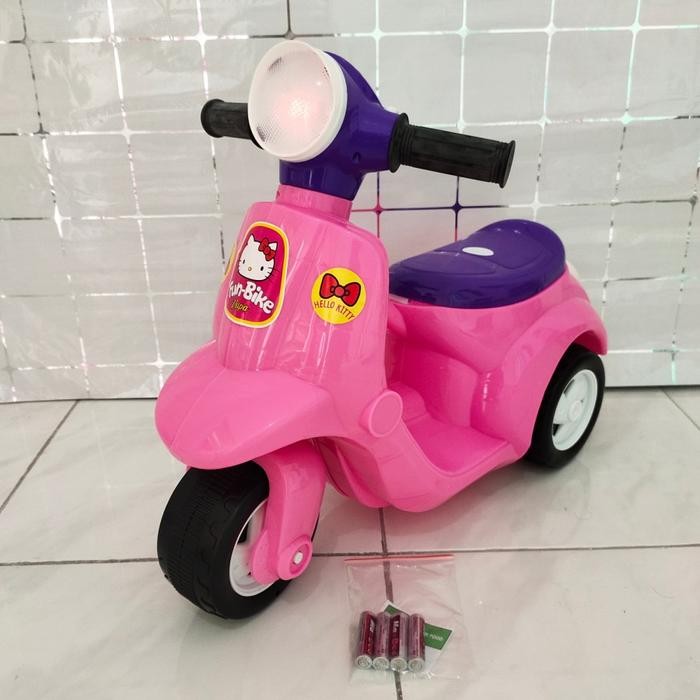 Mainan Anak Motor Vespa Mini- Motor Vespa Dorong