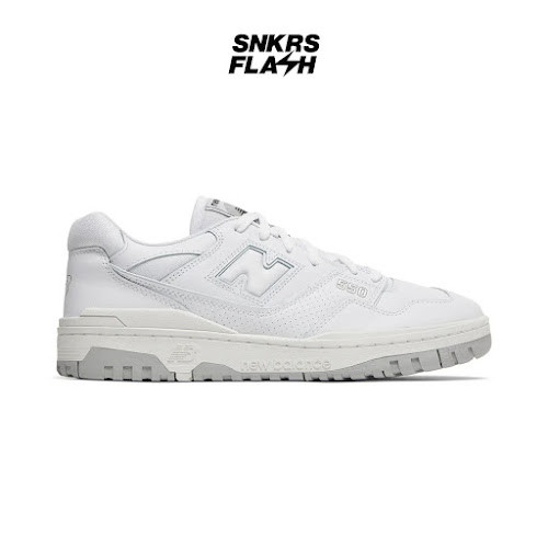 NEW BALANCE 550 WHITE GREY Sepatu Sneakers Unisex - BB550PB1 - Size 43