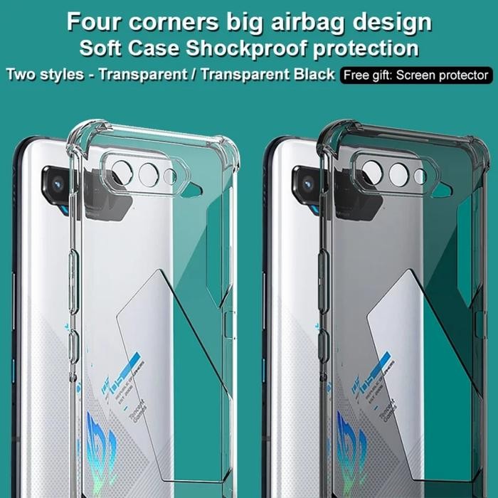 Imak Case Asus Rog Phone 5 / Rog 5 Pro Shockproof Clear Casing