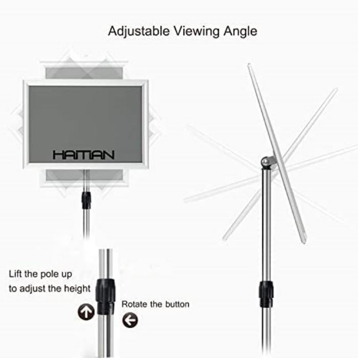 

Frame Akrilik A4/A3 Standing Sign Display Harga Frame Standing Display Floor Stand 70-120Cm Floor