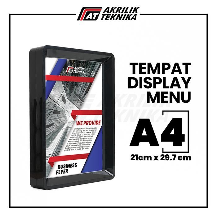 

Standing Sign A4 / Display Tempat Brosur / Tent Card Holder Acrylic