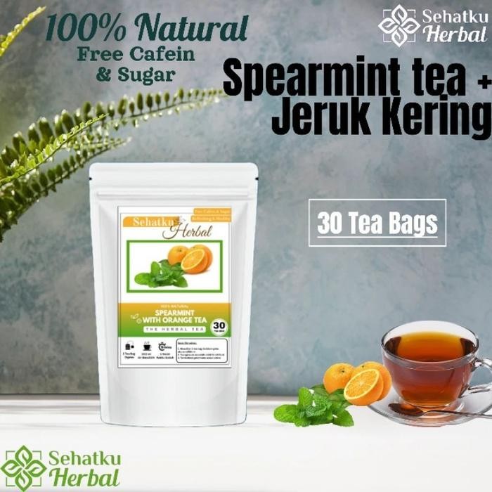 

Lecy.store2 Sehatkuherbal Spearmint with Orange tea isi 30 tea bag