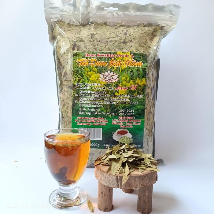 

Lecy.store2 TEH DAUN JATI CINA HERBAL - KEMASAN 1 KG