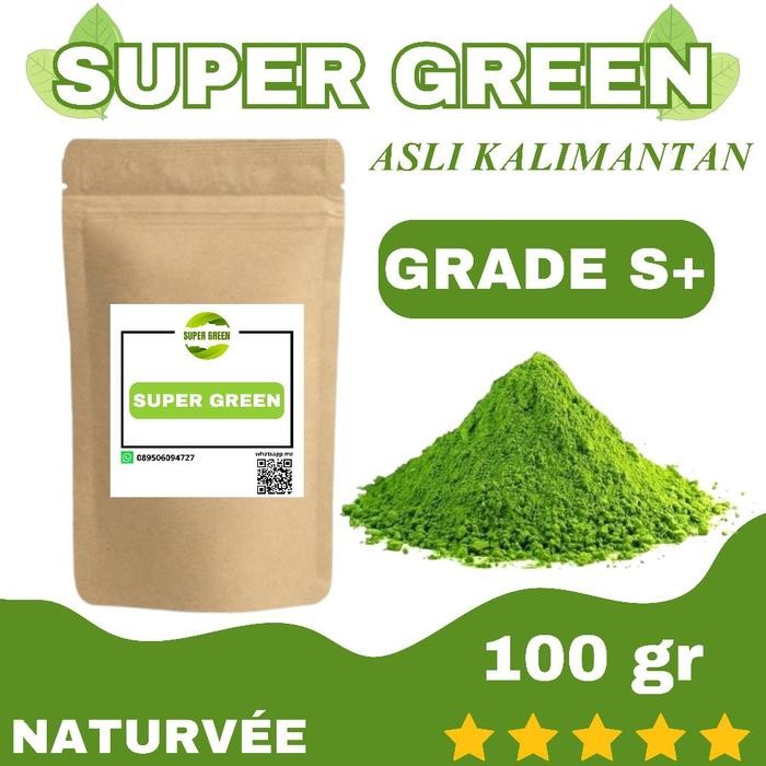 

Lecy.store2 Bubuk teh hijau borneo kalimantan S+ 100gr