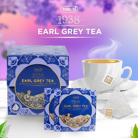 

Lecy.store2 Tong Tji 1938, Earl Grey Tea ( Pyramid Tea Bag/ Teh Celup )