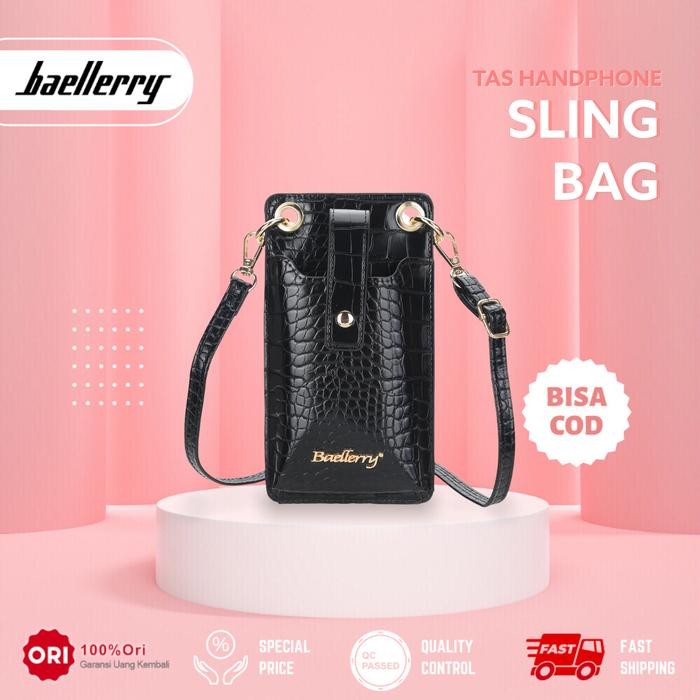 

GJ374 Tas Selempang Wanita Kulit BAELLERRY N1855 STOK TERBATAS