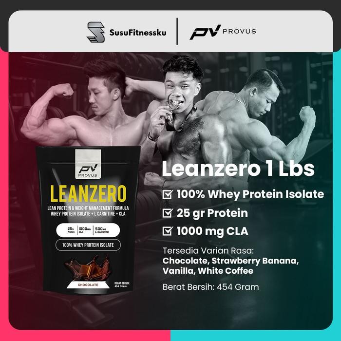 

Provus Lean Zero 450gr - Suplemen Fitness - Whey Protein 15 Serving