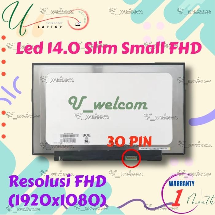 Led Lcd 14.0 Slim 30 Pin Small Fhd Nv140Fhm-N4K Nv140Fhm-N48 Nv140Fhm-N3B Nv140Fhm-N4B Nv140Fhm-N4H