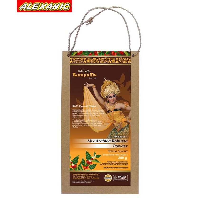 

Kopi Banyuatis Mix Arabica Robusta Bubuk 200gr