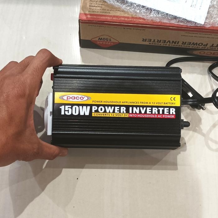 Krisbow Paco Power Inverter Dc To Ac 150W Dengan Charger