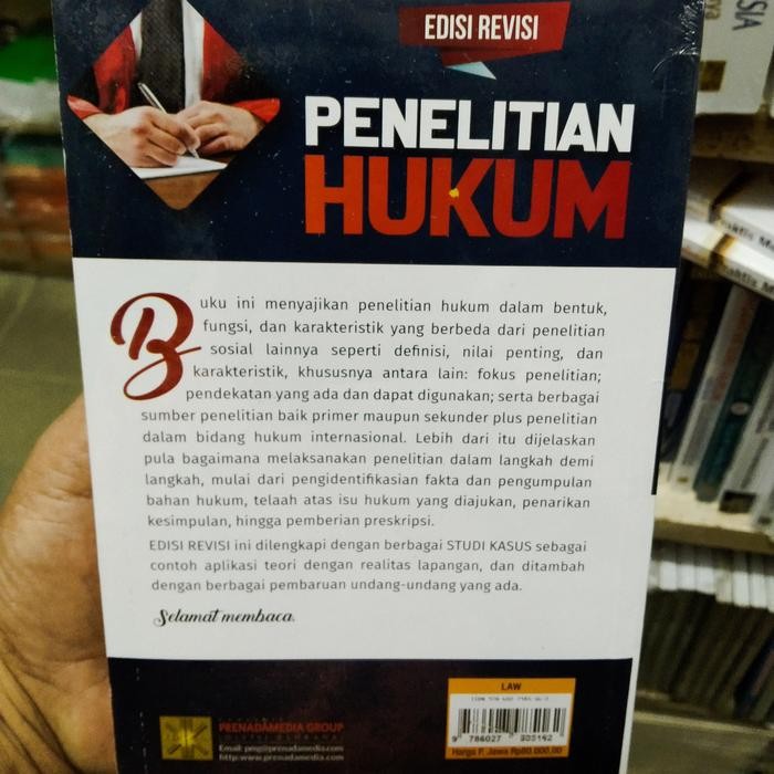 

SALE !!! PENELITIAN HUKUM PROF DR PETER MAHMUD MARZUKI READYY