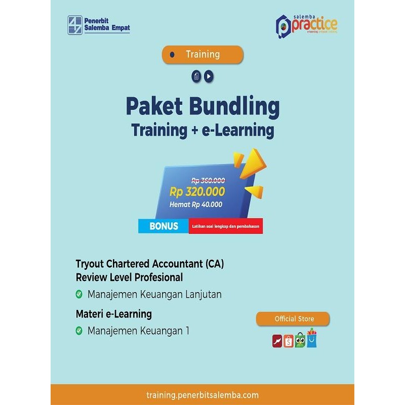 

SALE !!! BUNDLING TRYOUT CHARTERED ACCOUNTANT (CA) MANAJEMEN KEUANGAN LANJUTAN READYY