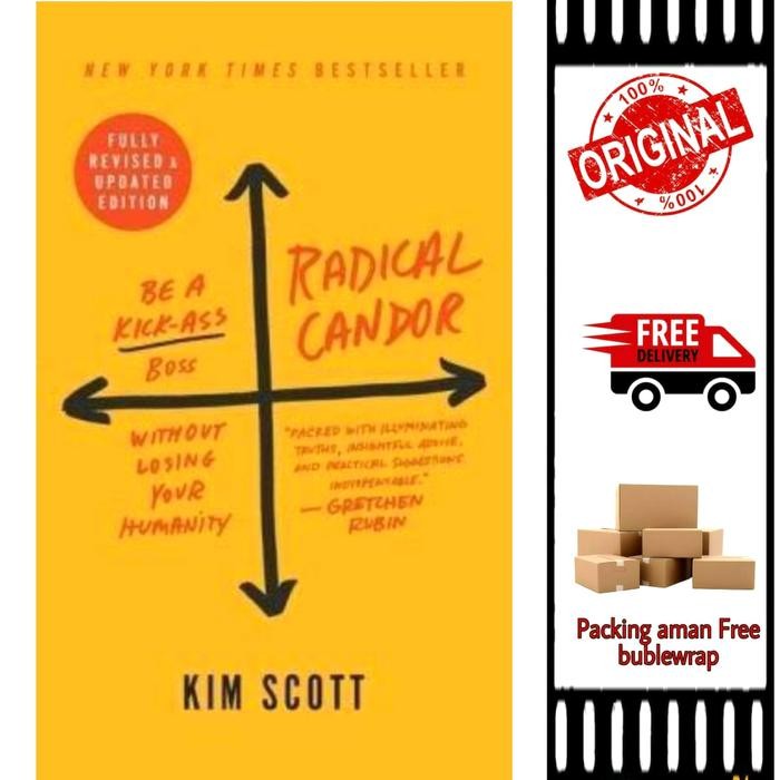 

SALE !!! BUKU MANAJEMEN IMPORT RADICAL CANDOR -INTL ED READYY