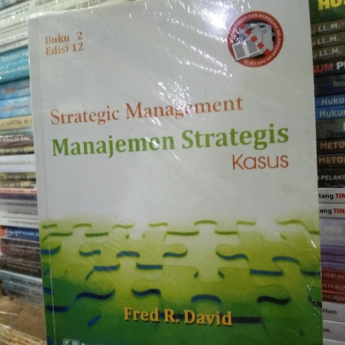 

SALE !!! MANAJEMEN STRATEGIS FRED DAVID BUKU 2 EDISI 12 READYY
