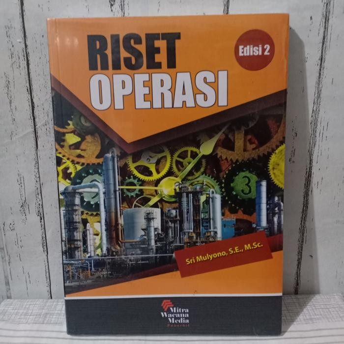

SALE !!! BUKU ORIGINAL RISET OPERASI EDISI 2 BY SRI MULYONO S.E M.SC READYY