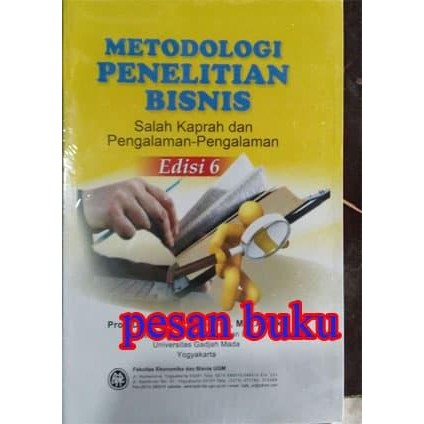 

SALE !!! BUKU METODOLOGI PENELITIAN BISNIS EDISI 6 JOGIYANTO HARTONO READYY